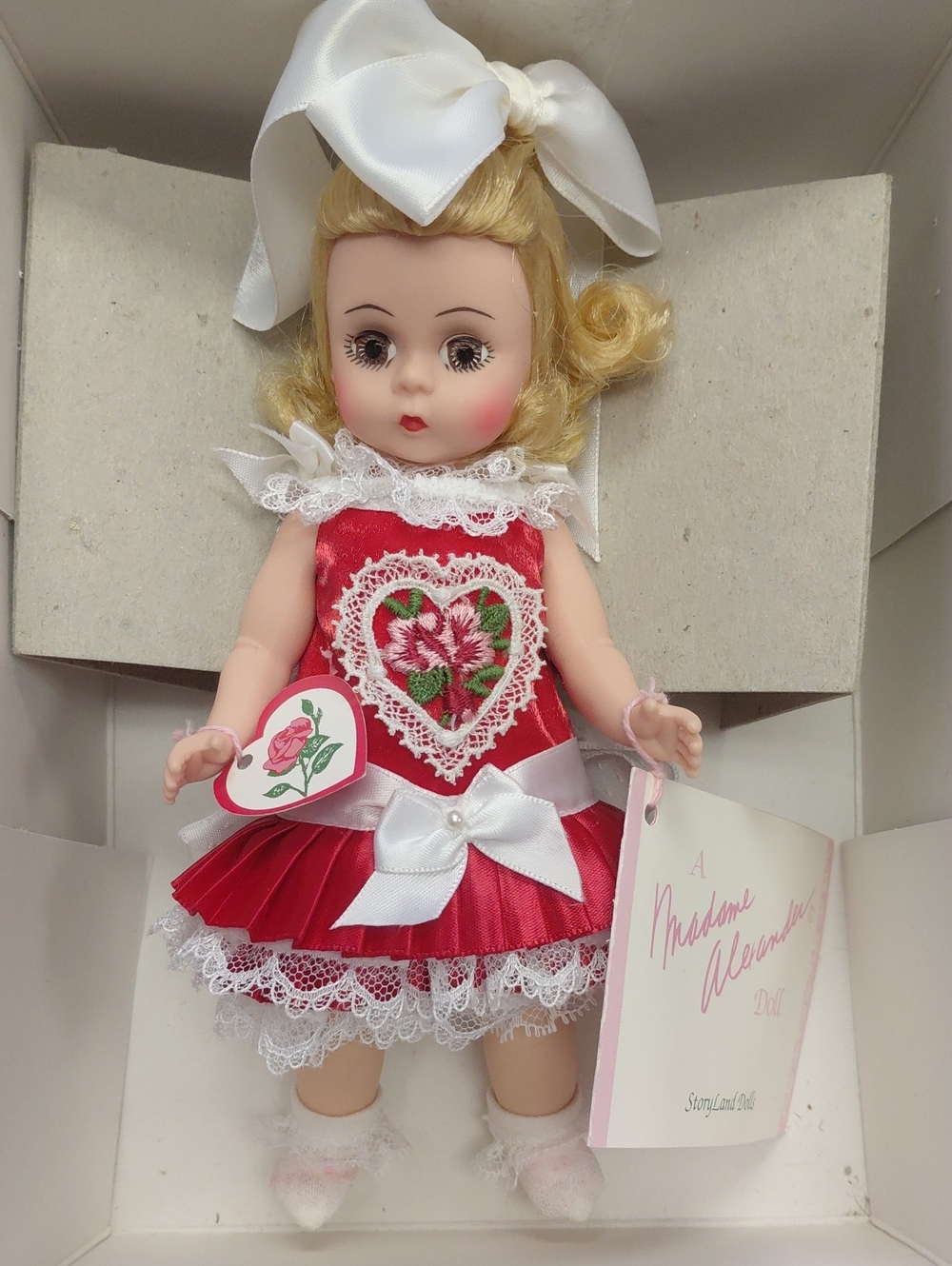 Vintage Madame Alexander 8" "Lady Valentine" Doll (#140503) from the Storyland